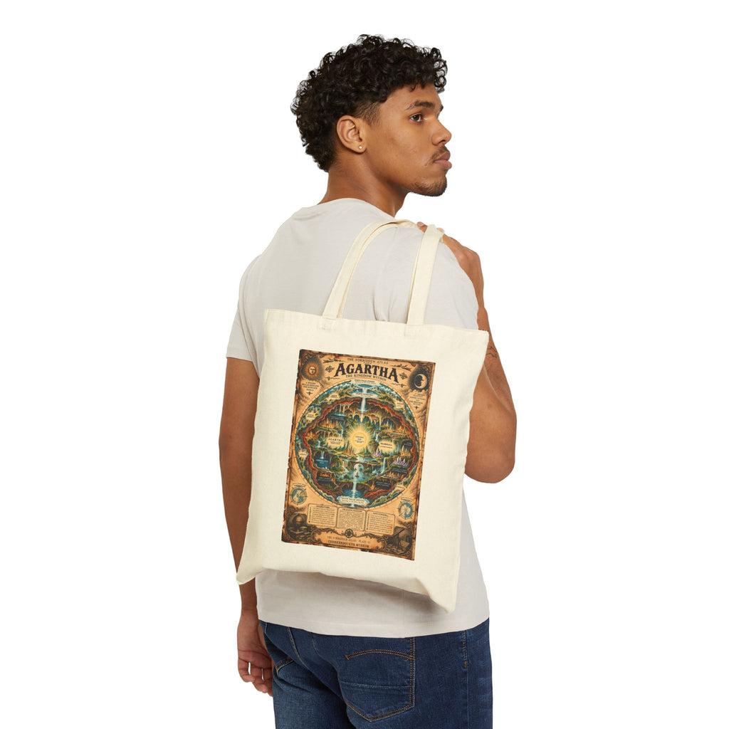 Agartha, The Forbidden Atlas Plate VI | Canvas Tote