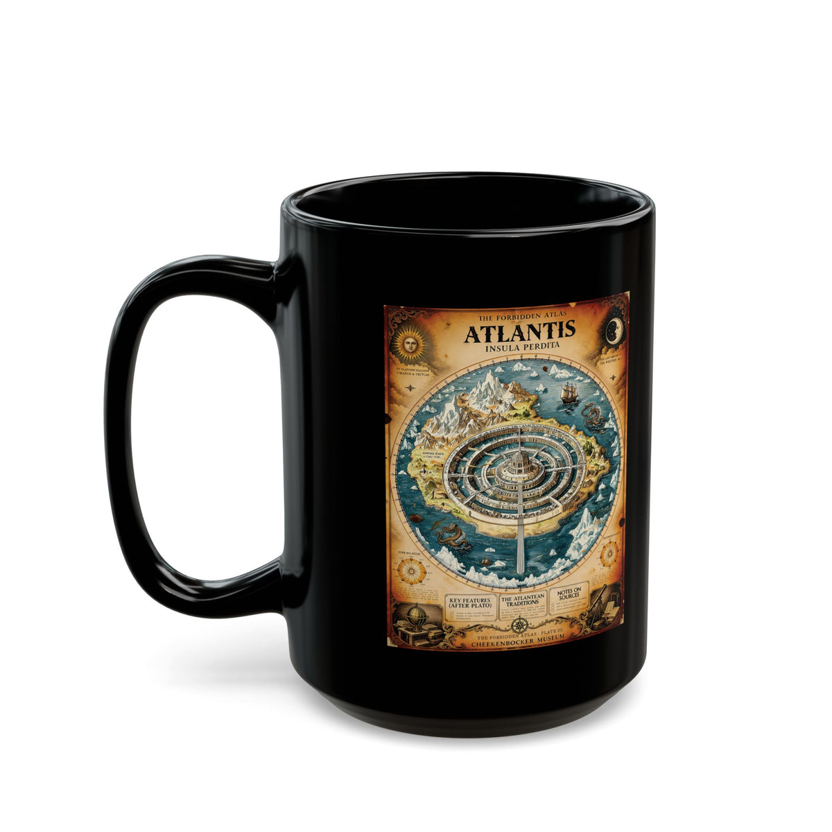 Atlantis, The Forbidden Atlas Plate III | Mug
