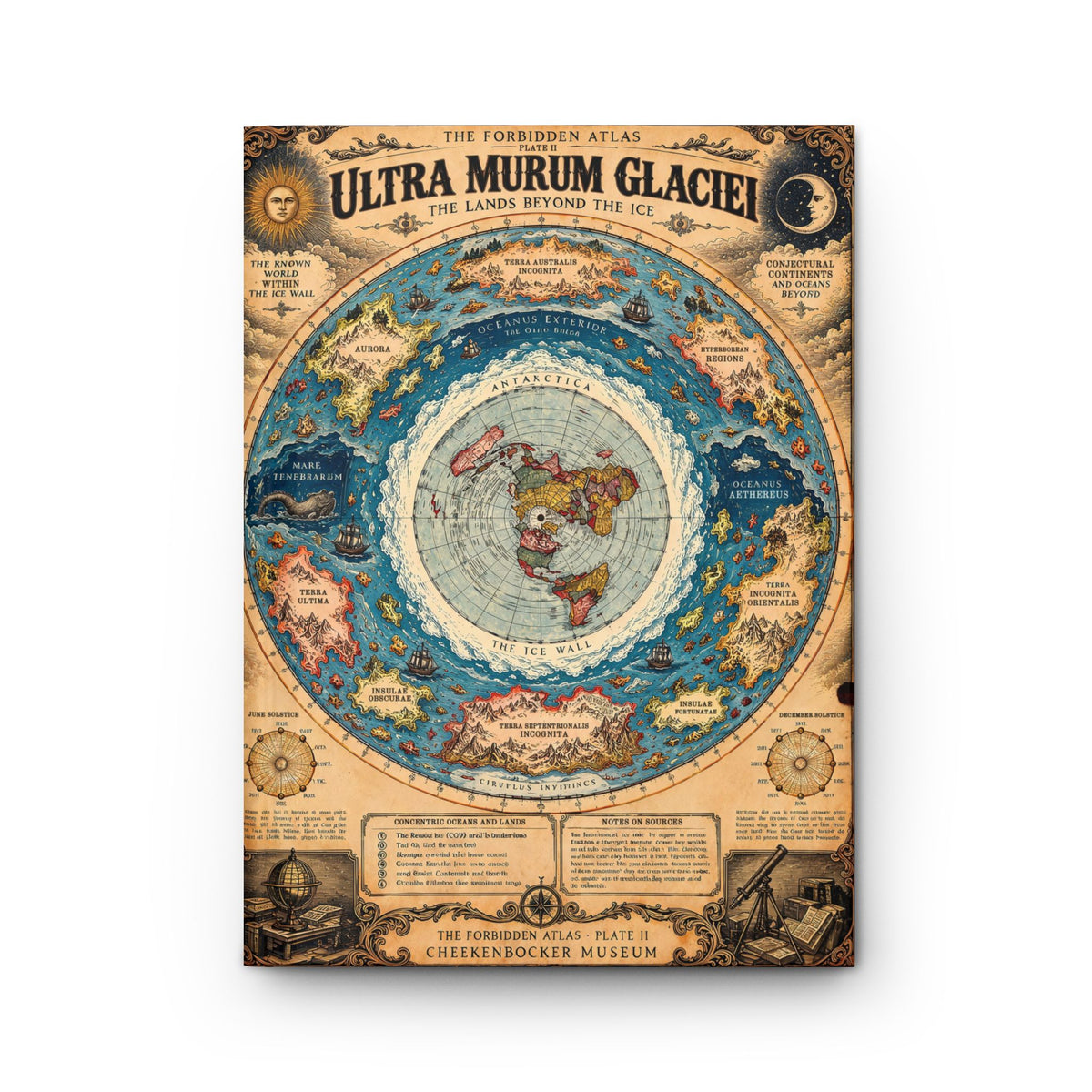 Ultra Murum Glaciei, The Forbidden Atlas Plate II | Journal