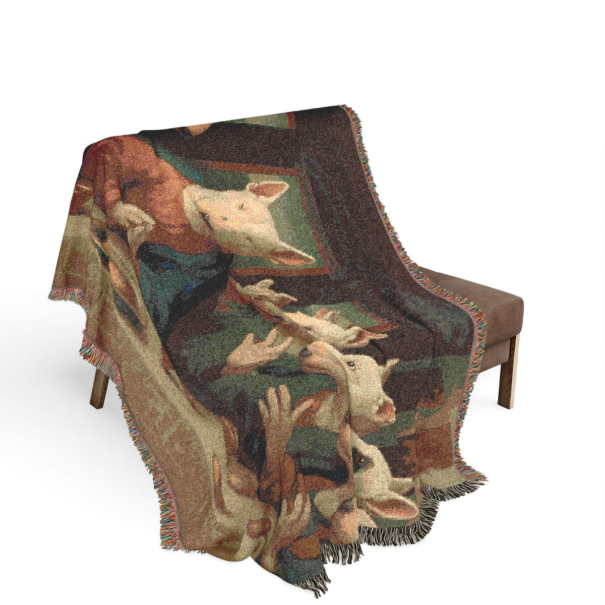 Bull Terrier The Last Supper — after Leonardo da Vinci, 1498 | Blanket