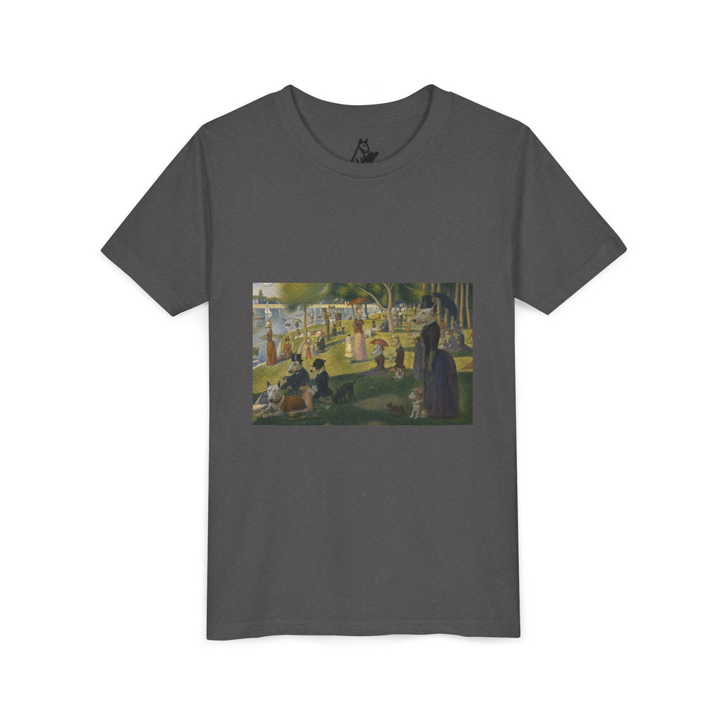 Bull Terrier A Sunday Afternoon on La Grande Jatte — after Georges Seurat, 1886 | Youth Tee