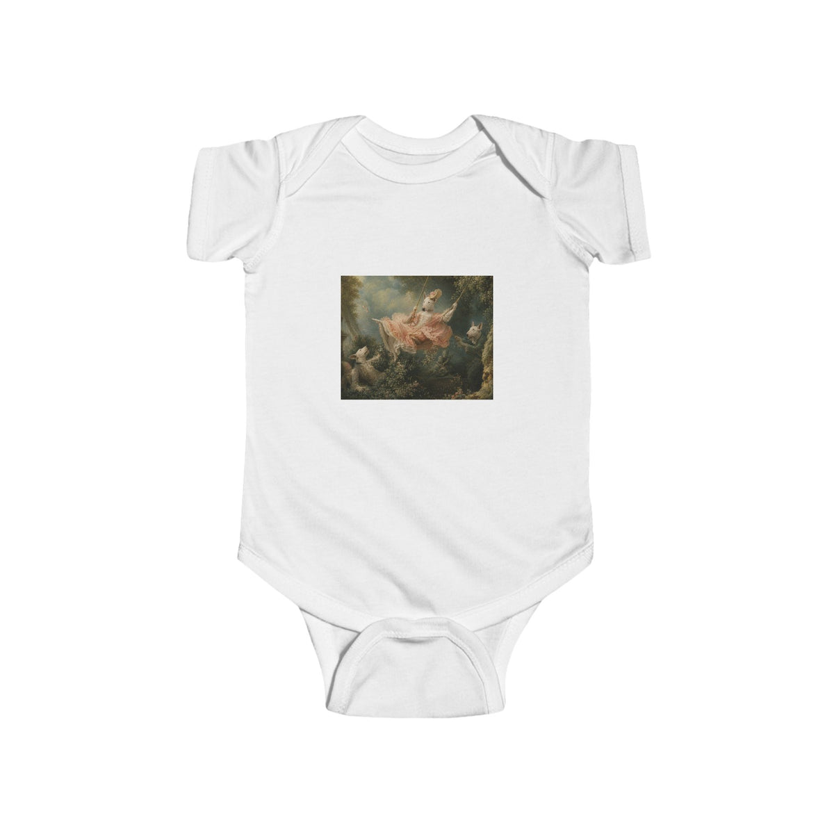 Bull Terrier The Swing — after Jean-Honore Fragonard, 1767 | Bodysuit