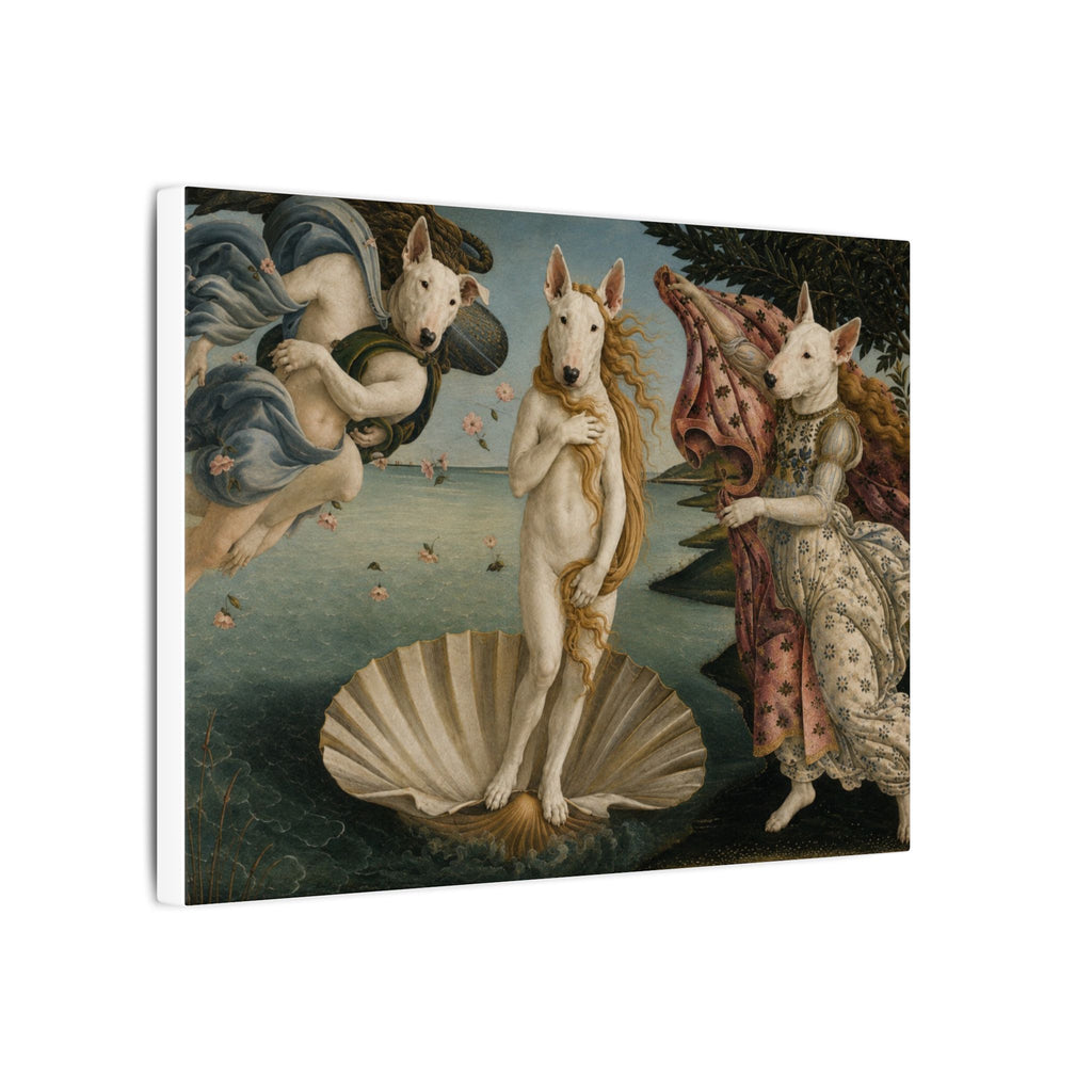 Bull Terrier The Birth of Venus — after Sandro Botticelli, c.1485 | Canvas