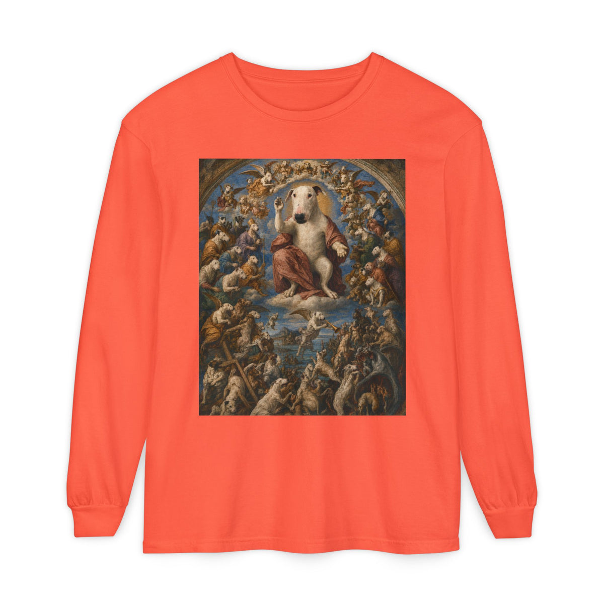 Bull Terrier The Last Judgement — after Michelangelo, 1541 | Long Sleeve