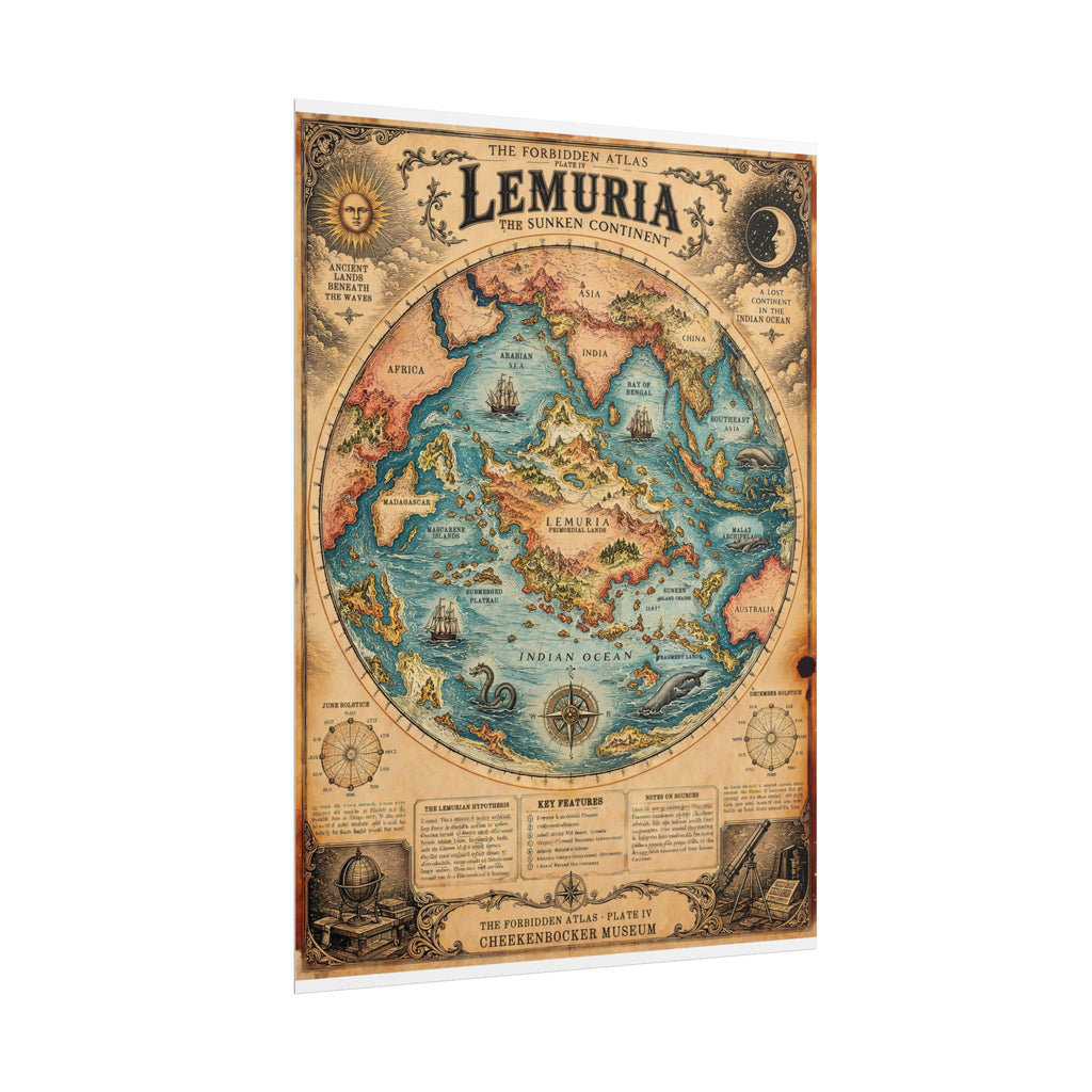 Lemuria, The Forbidden Atlas Plate IV | Poster