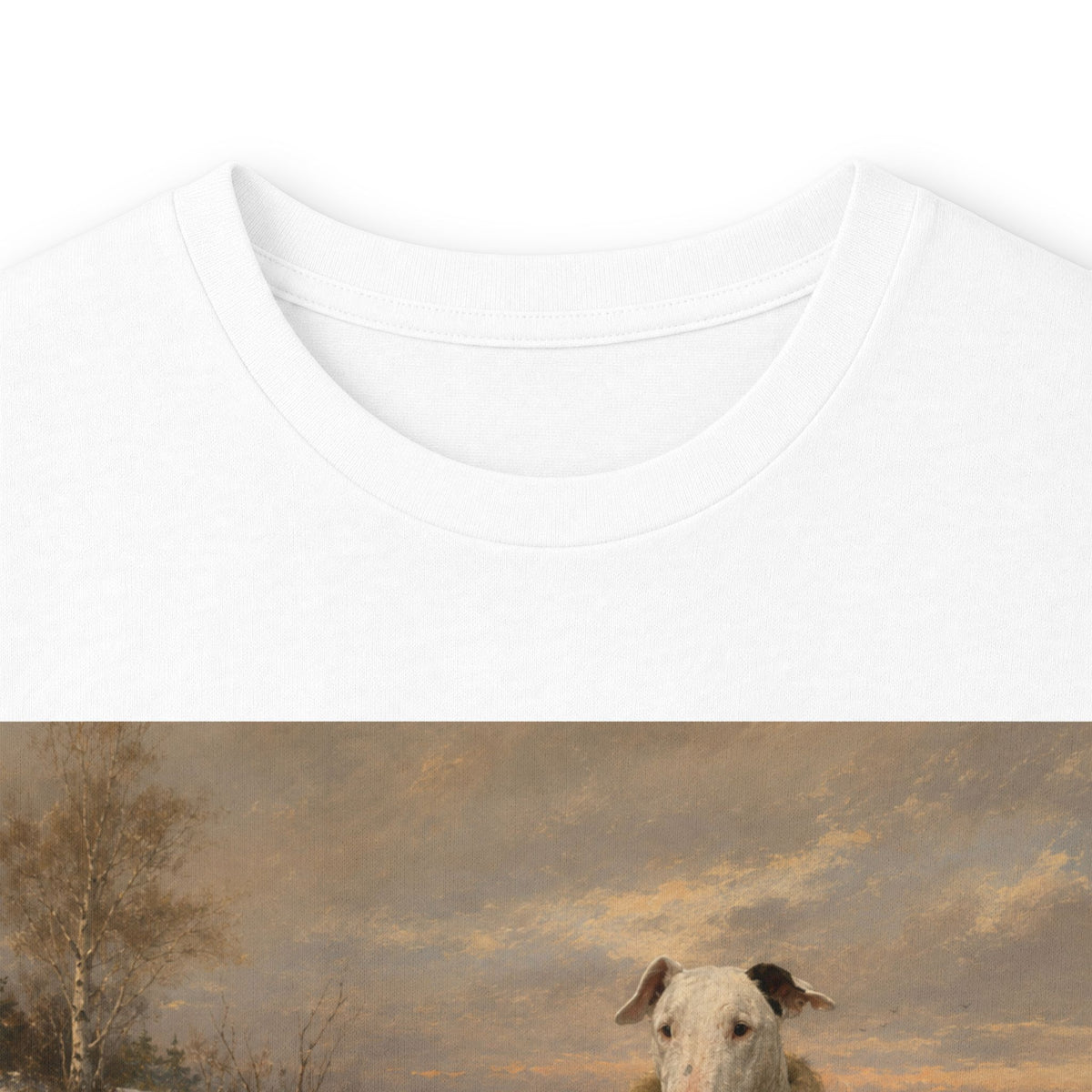 Bull Terrier Sleigh Ride — after Alfred Wierusz-Kowalski, c.1890 | Long Sleeve