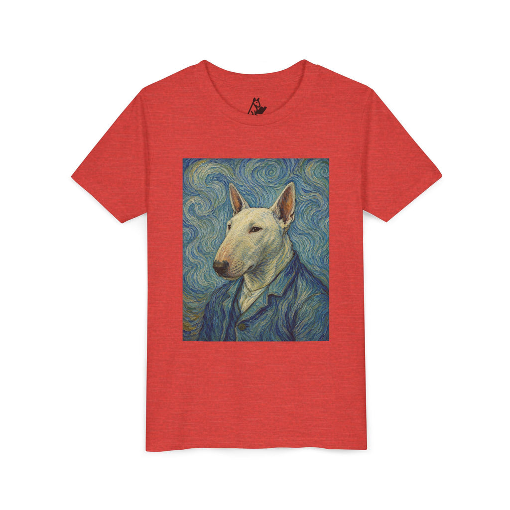 Bull Terrier Self-Portrait — after Vincent van Gogh, 1889 | Youth Tee