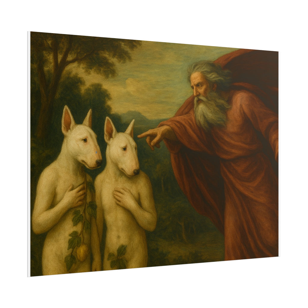 Bull Terrier The Rebuke Of Adam And Eve — after Domenichino, 1626 | Poster