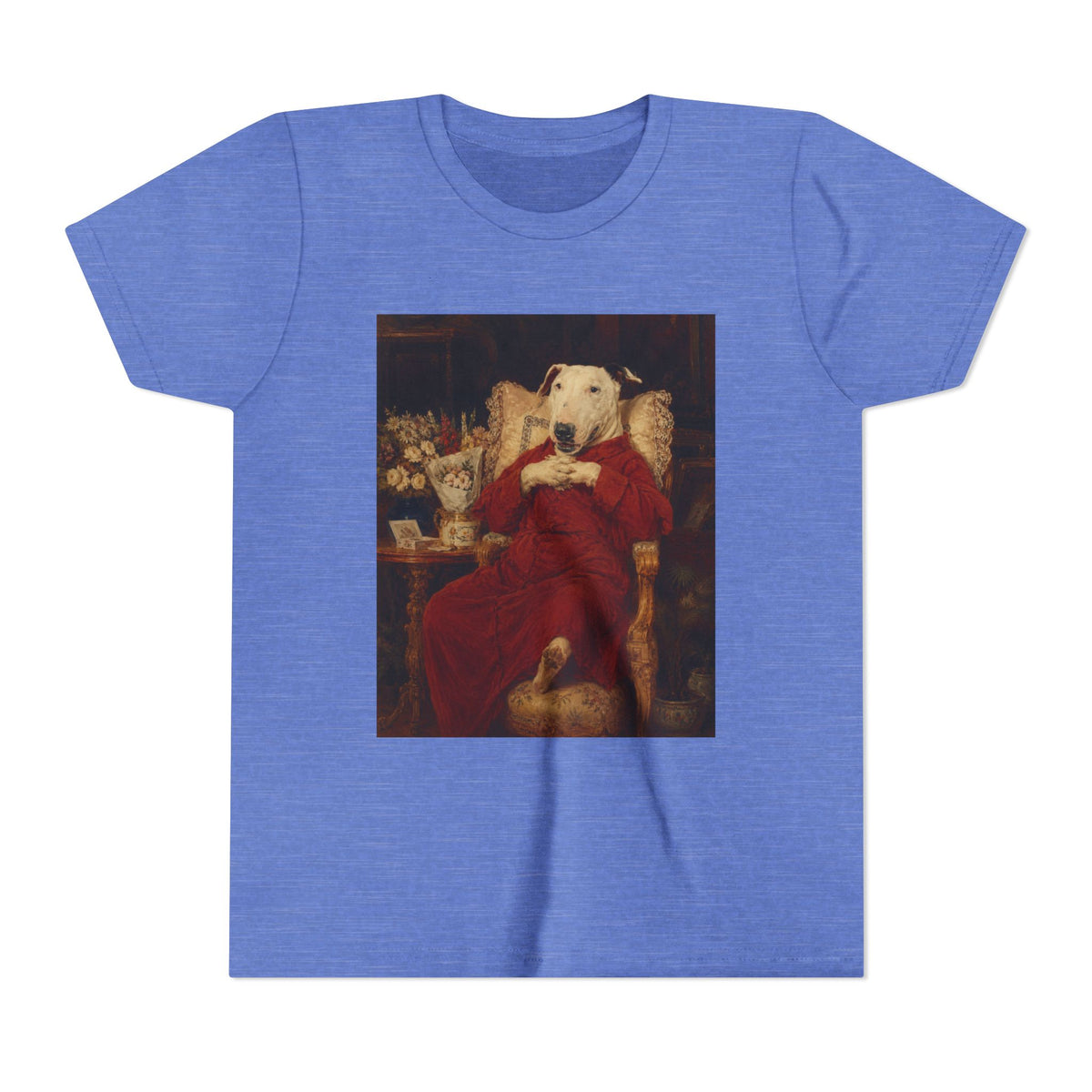 Bull Terrier A Happy Birthday — after Antonio Casanova y Estorach, c.1890 | Youth Tee
