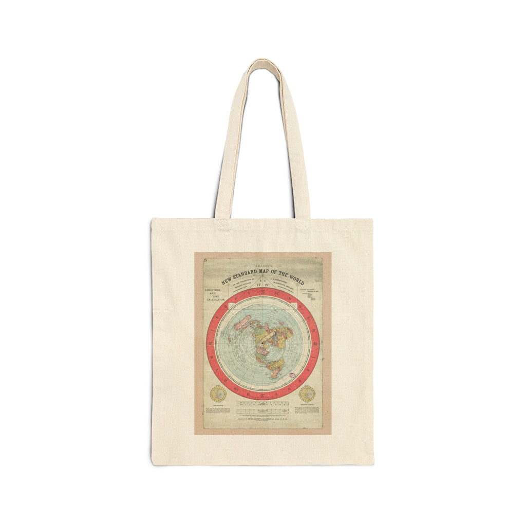 Gleason's New Standard Map of the World, 1892 | Canvas Tote