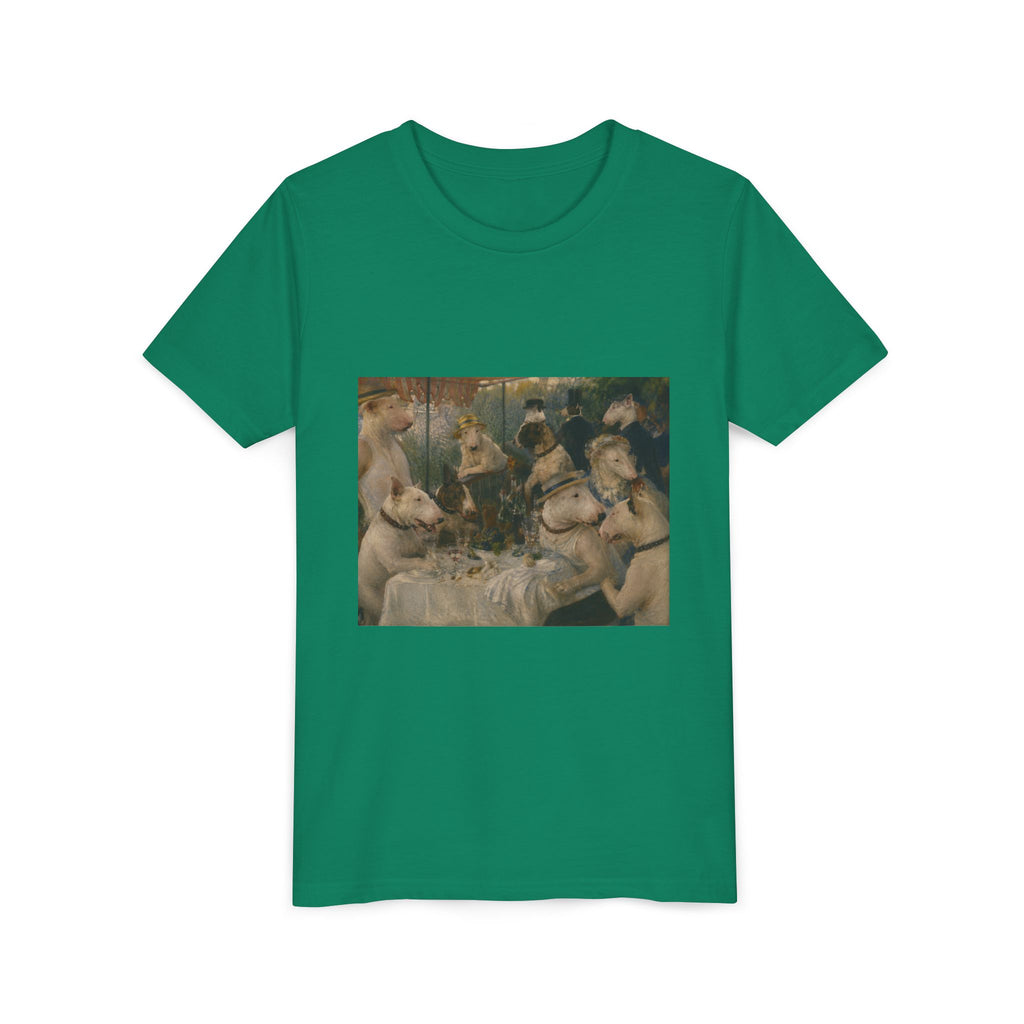 Bull Terrier Luncheon of the Boating Party — after Pierre-Auguste Renoir, 1881 | Youth Tee