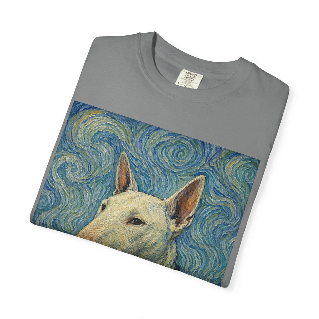 Bull Terrier Self-Portrait — after Vincent van Gogh, 1889 | Garment-Dyed Tee