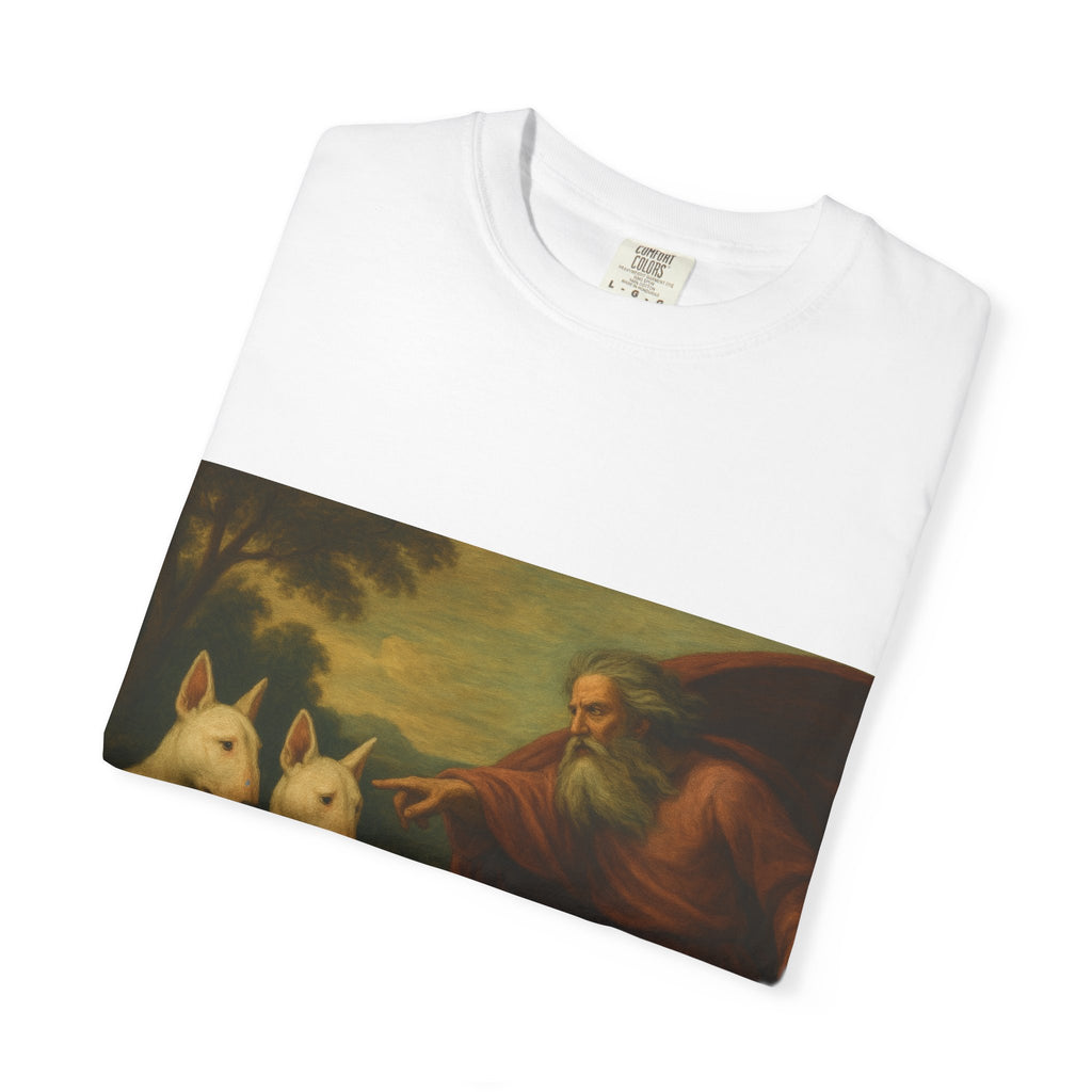 Bull Terrier The Rebuke of Adam and Eve — after Domenichino, 1626 | Garment-Dyed Tee