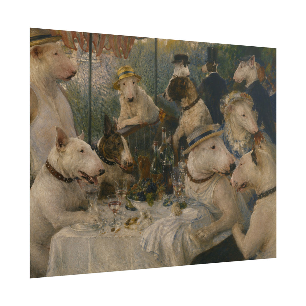 Bull Terrier Luncheon of the Boating Party — after Pierre-Auguste Renoir, 1881 | Poster