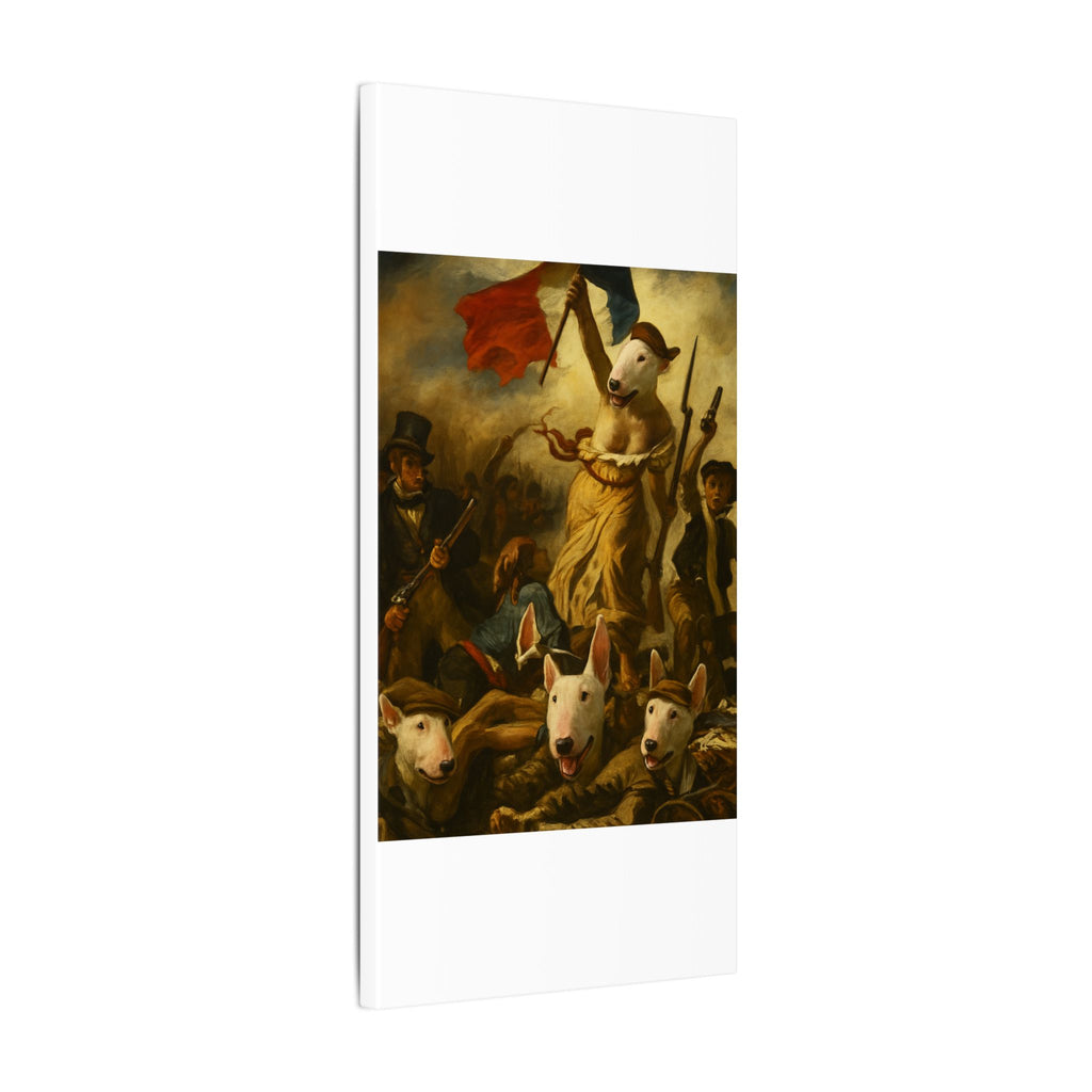 Bull Terrier Liberty Leading the People — after Eugene Delacroix, 1830 | Canvas