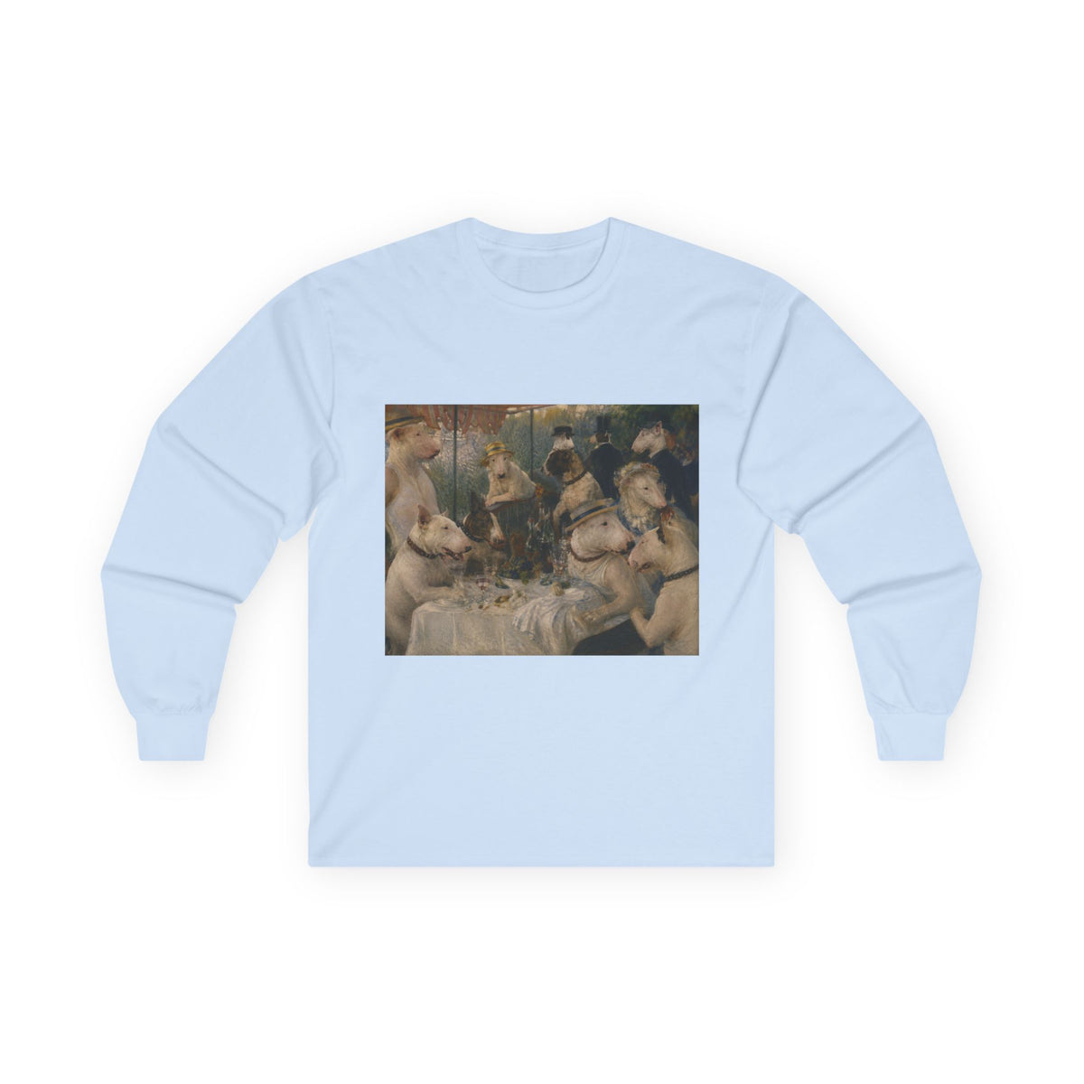 Bull Terrier Luncheon of the Boating Party — after Pierre-Auguste Renoir, 1881 | Long Sleeve