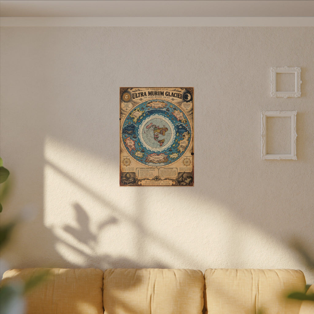 Ultra Murum Glaciei, The Forbidden Atlas Plate II | Canvas