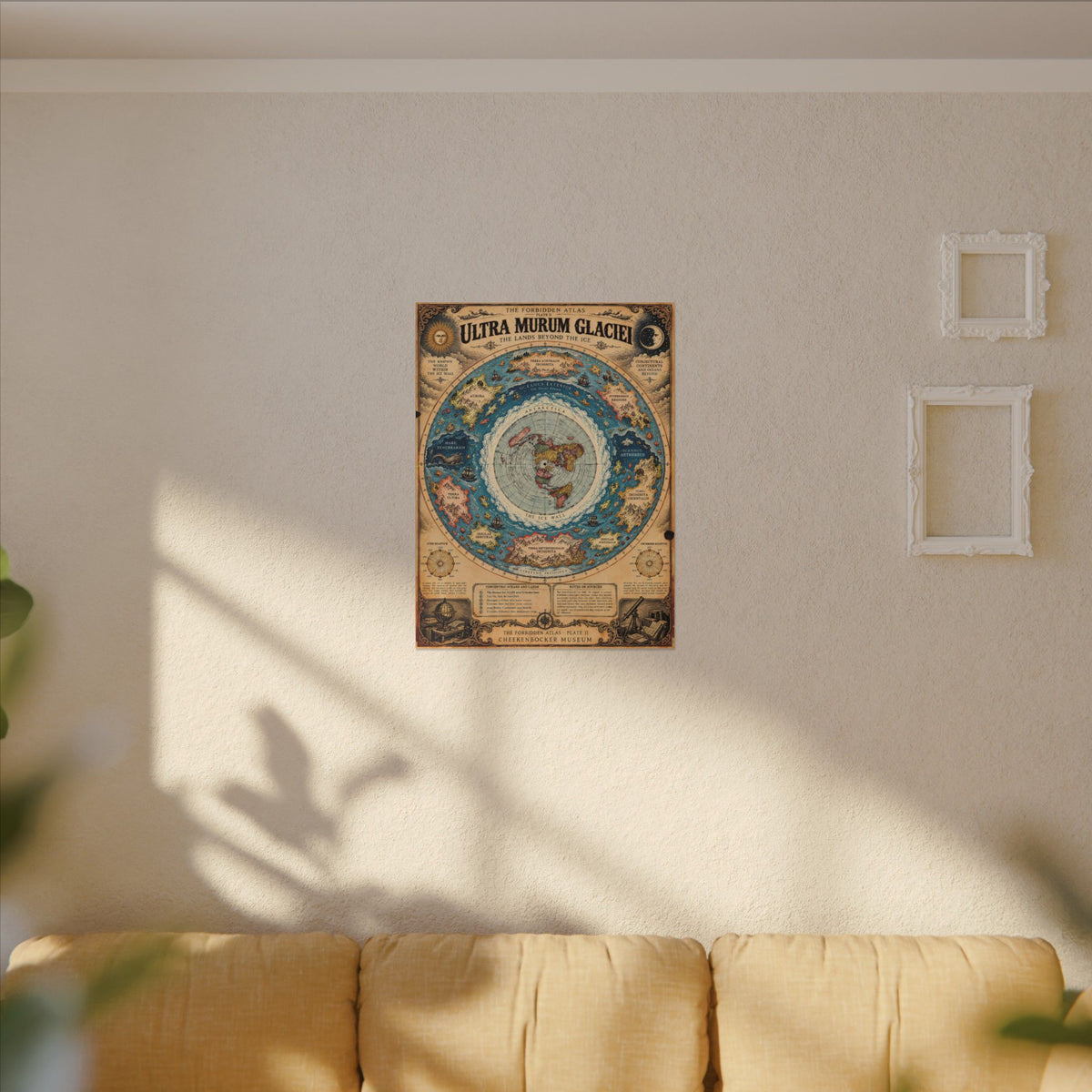 Ultra Murum Glaciei, The Forbidden Atlas Plate II | Canvas