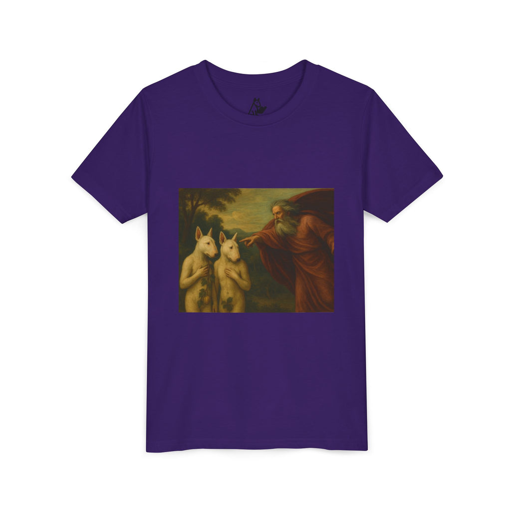 Bull Terrier The Rebuke of Adam and Eve — after Domenichino, 1626 | Youth Tee
