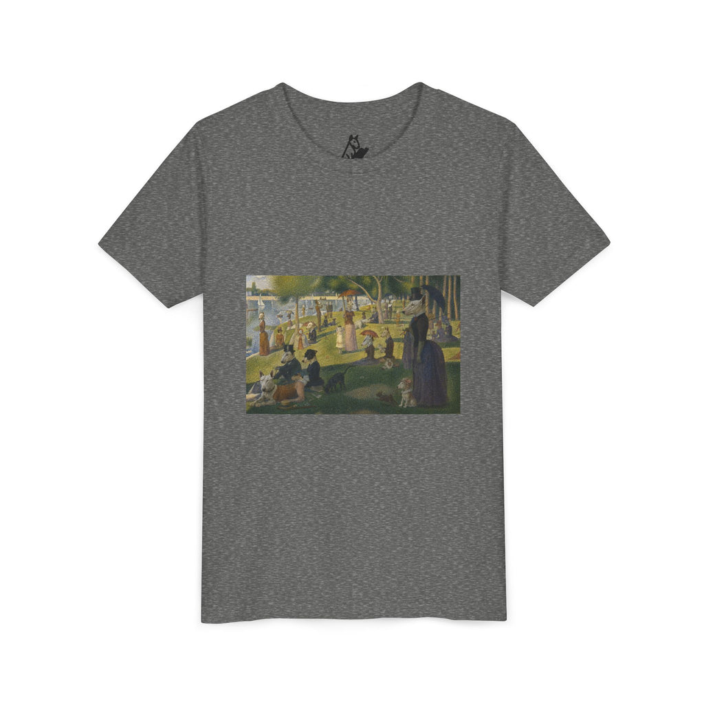 Bull Terrier A Sunday Afternoon on La Grande Jatte — after Georges Seurat, 1886 | Youth Tee