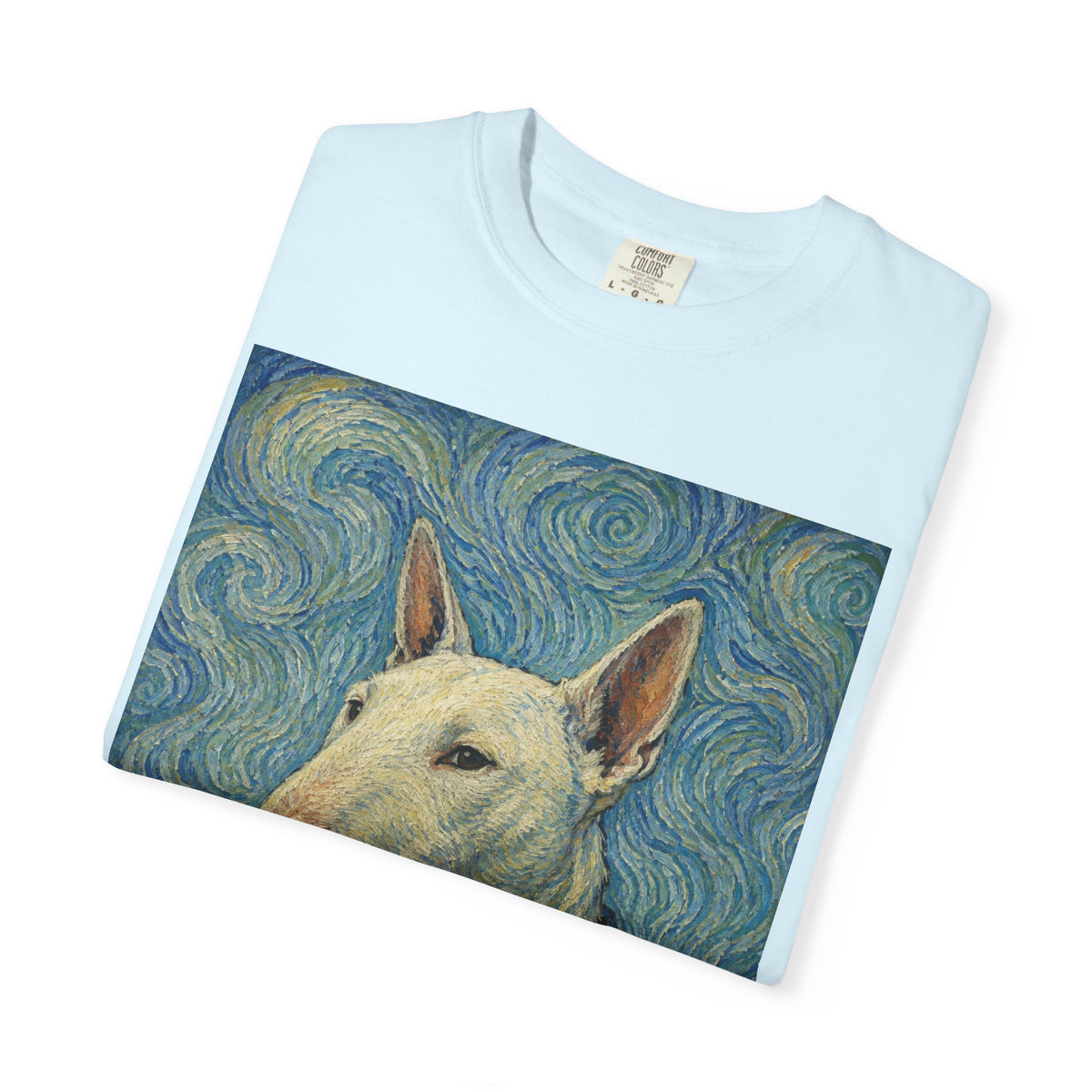 Bull Terrier Self-Portrait — after Vincent van Gogh, 1889 | Garment-Dyed Tee