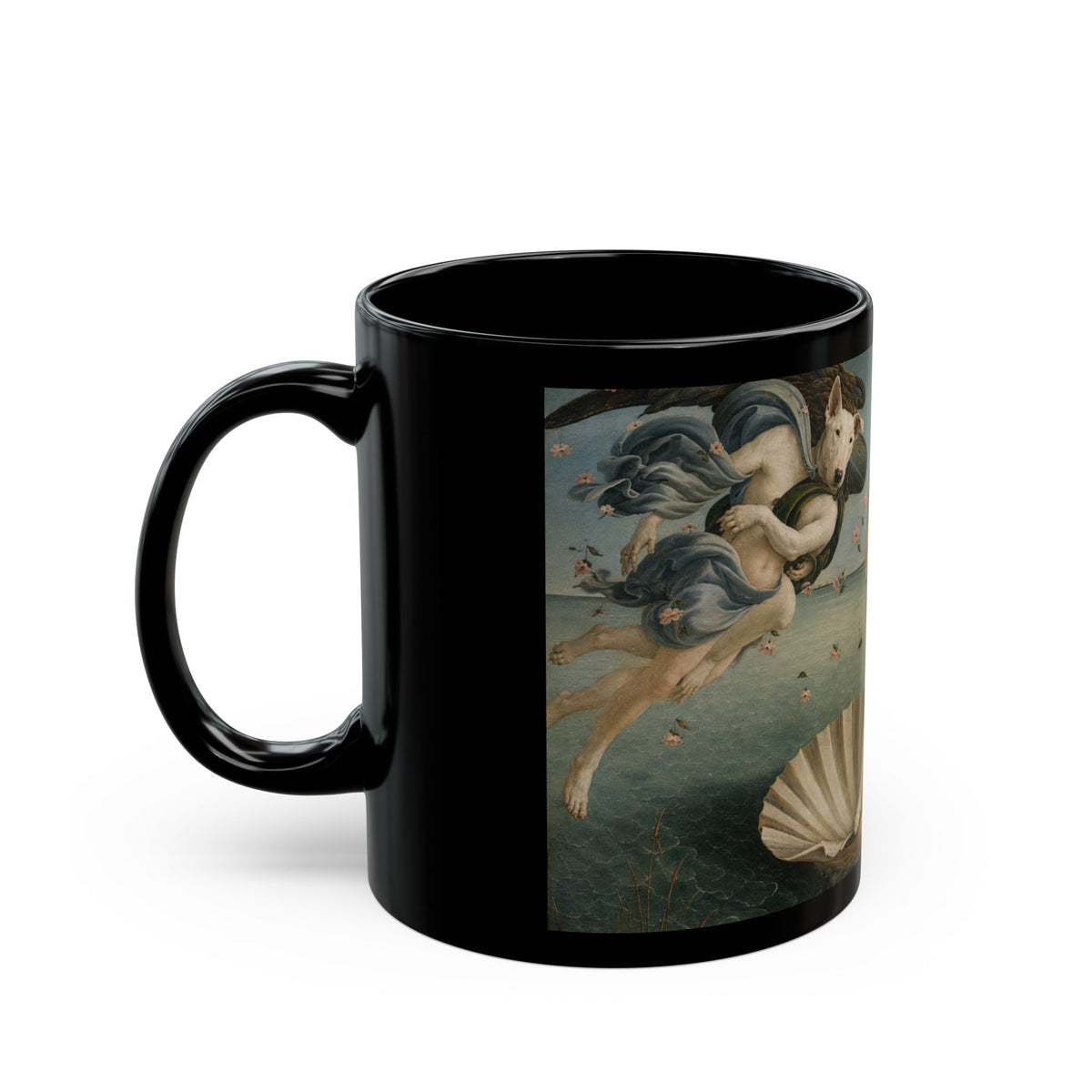 Bull Terrier The Birth of Venus — after Sandro Botticelli, c.1485 | Mug
