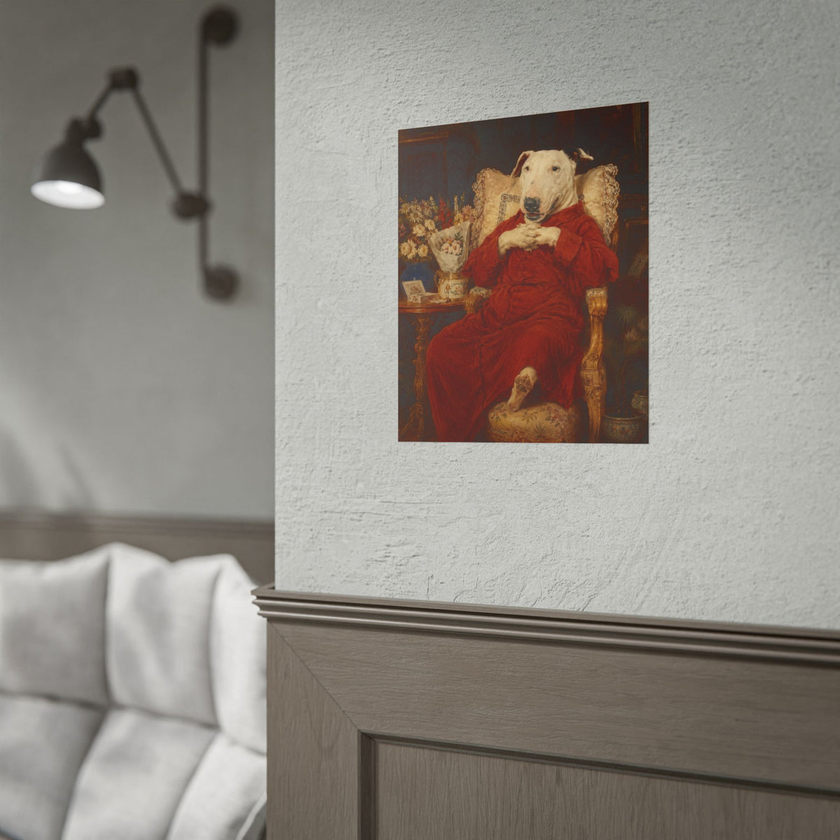 Bull Terrier Happy Birthday | Print