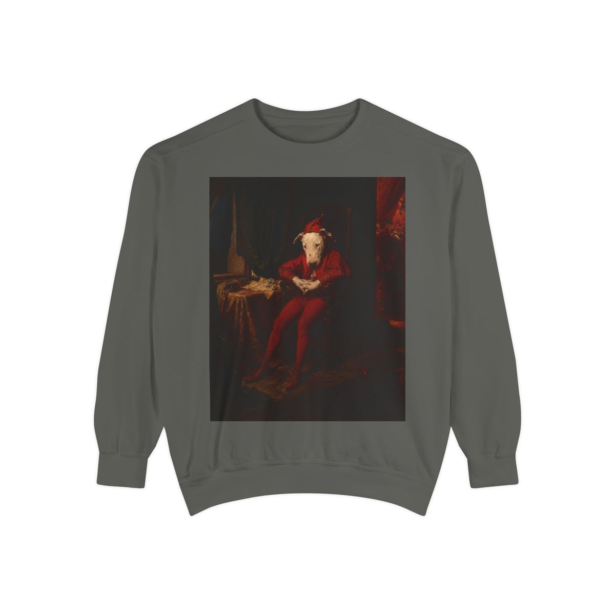 Bull Terrier Stańczyk — after Jan Matejko, 1862 | Crewneck