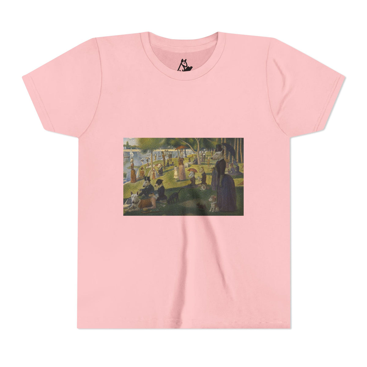 Bull Terrier A Sunday Afternoon on La Grande Jatte — after Georges Seurat, 1886 | Youth Tee
