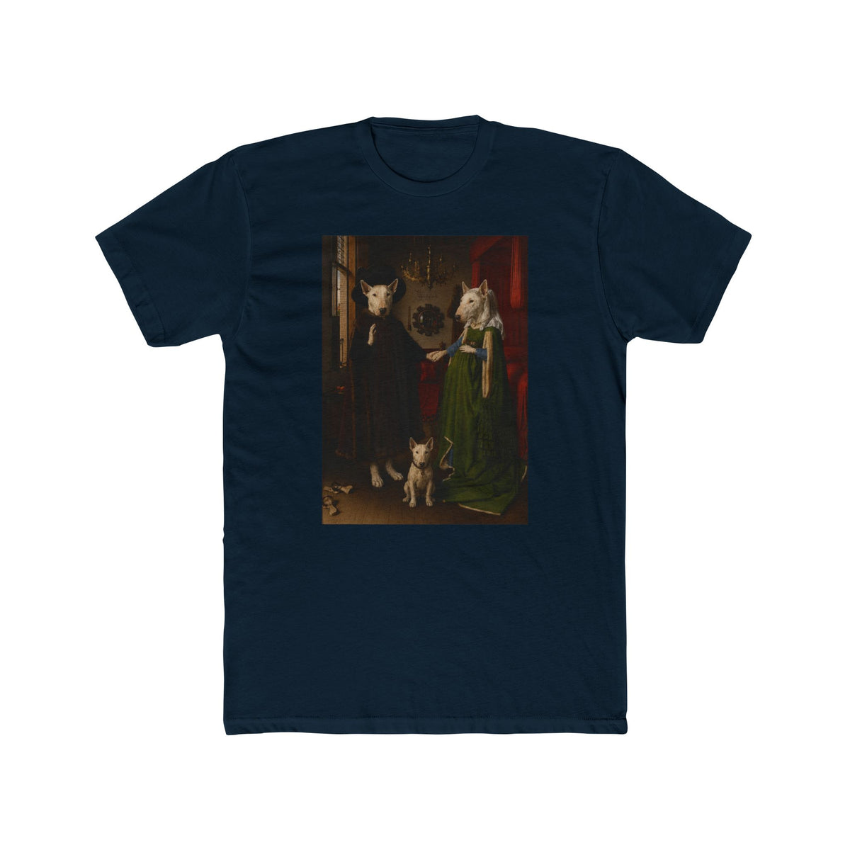 Bull Terrier The Arnolfini Portrait — after Jan van Eyck, 1434 | Tee