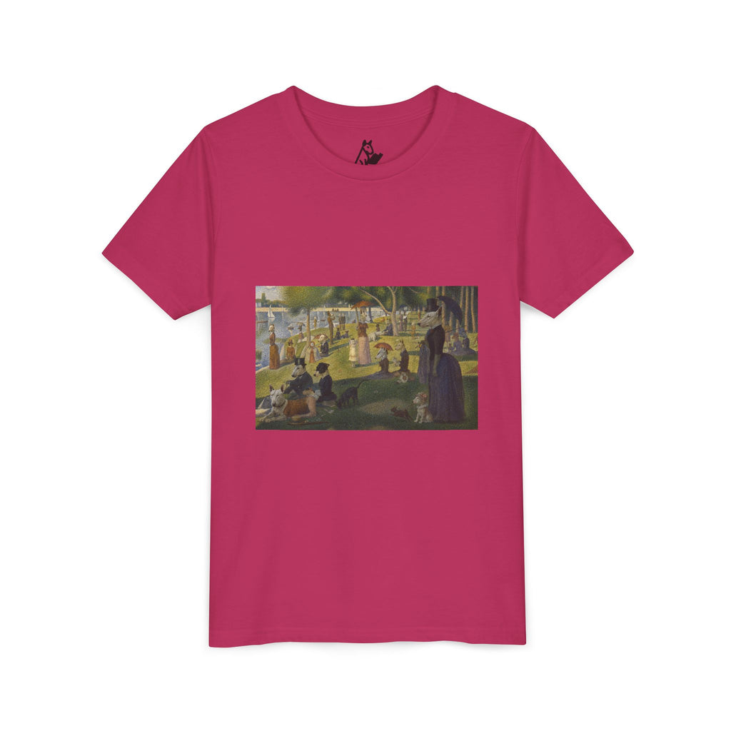 Bull Terrier A Sunday Afternoon on La Grande Jatte — after Georges Seurat, 1886 | Youth Tee