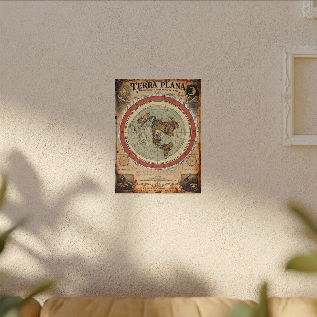 Terra Plana, The Forbidden Atlas Plate I | Canvas