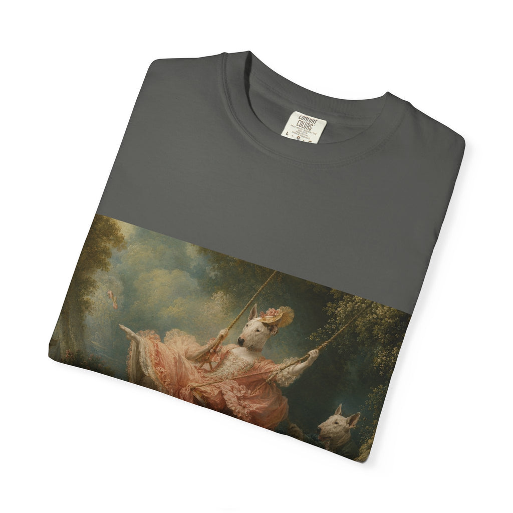 Bull Terrier The Swing — after Jean-Honore Fragonard, 1767 | Garment-Dyed Tee