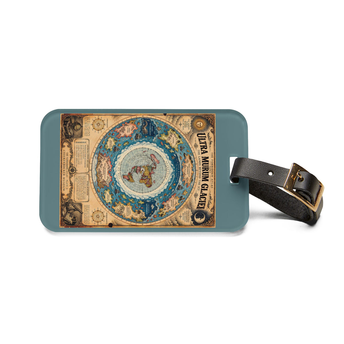 Ultra Murum Glaciei, The Forbidden Atlas Plate II | Luggage Tag
