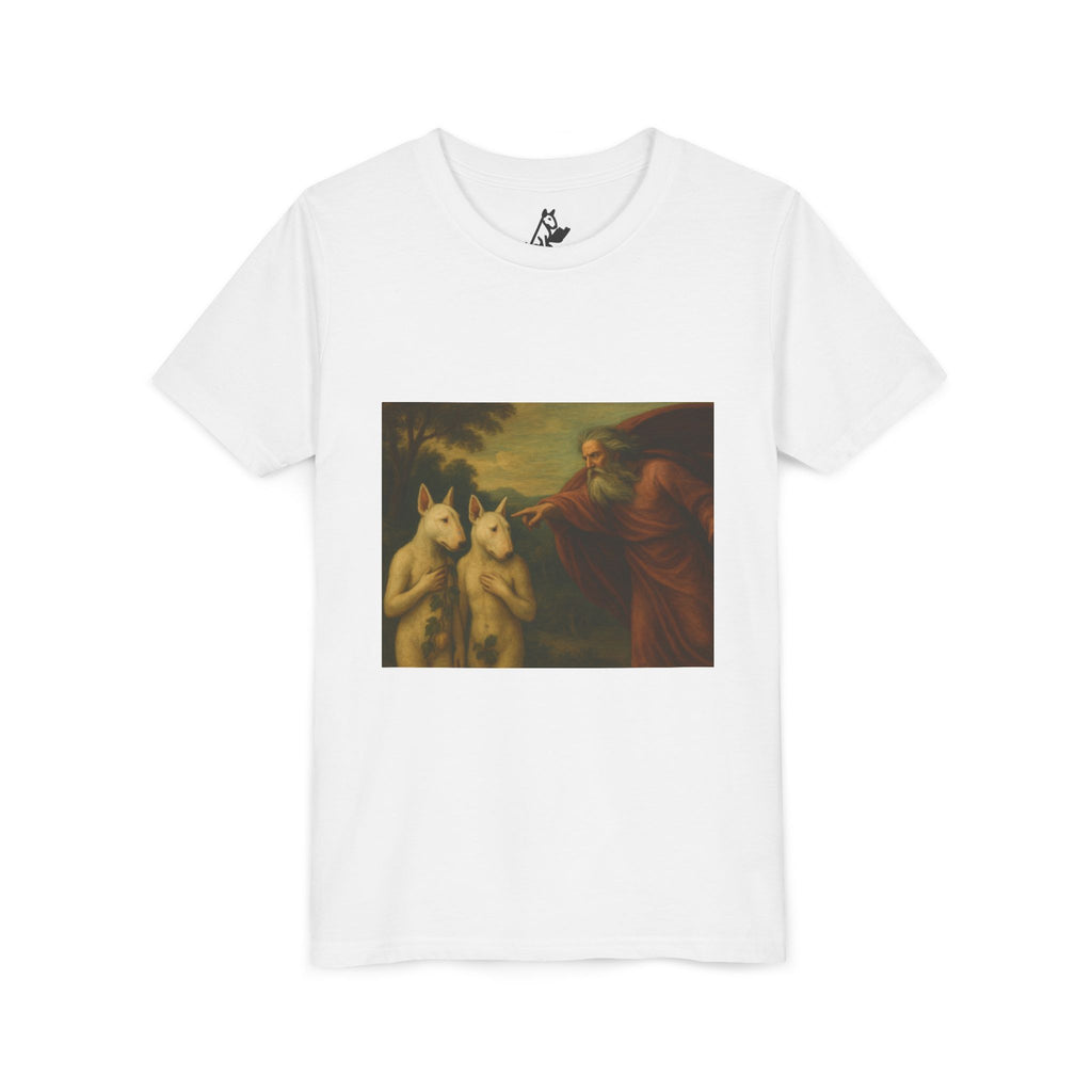 Bull Terrier The Rebuke of Adam and Eve — after Domenichino, 1626 | Youth Tee
