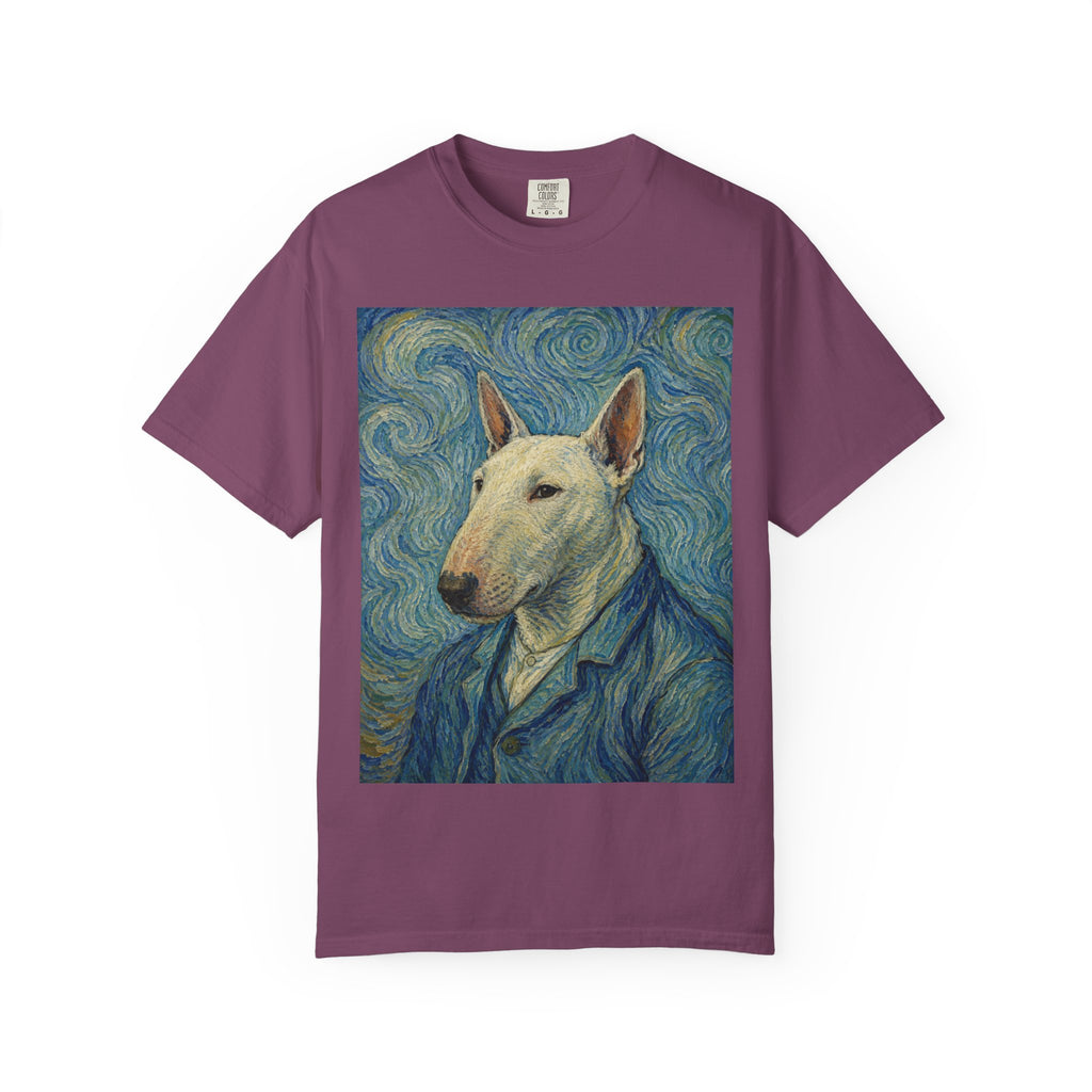 Bull Terrier Self-Portrait — after Vincent van Gogh, 1889 | Garment-Dyed Tee