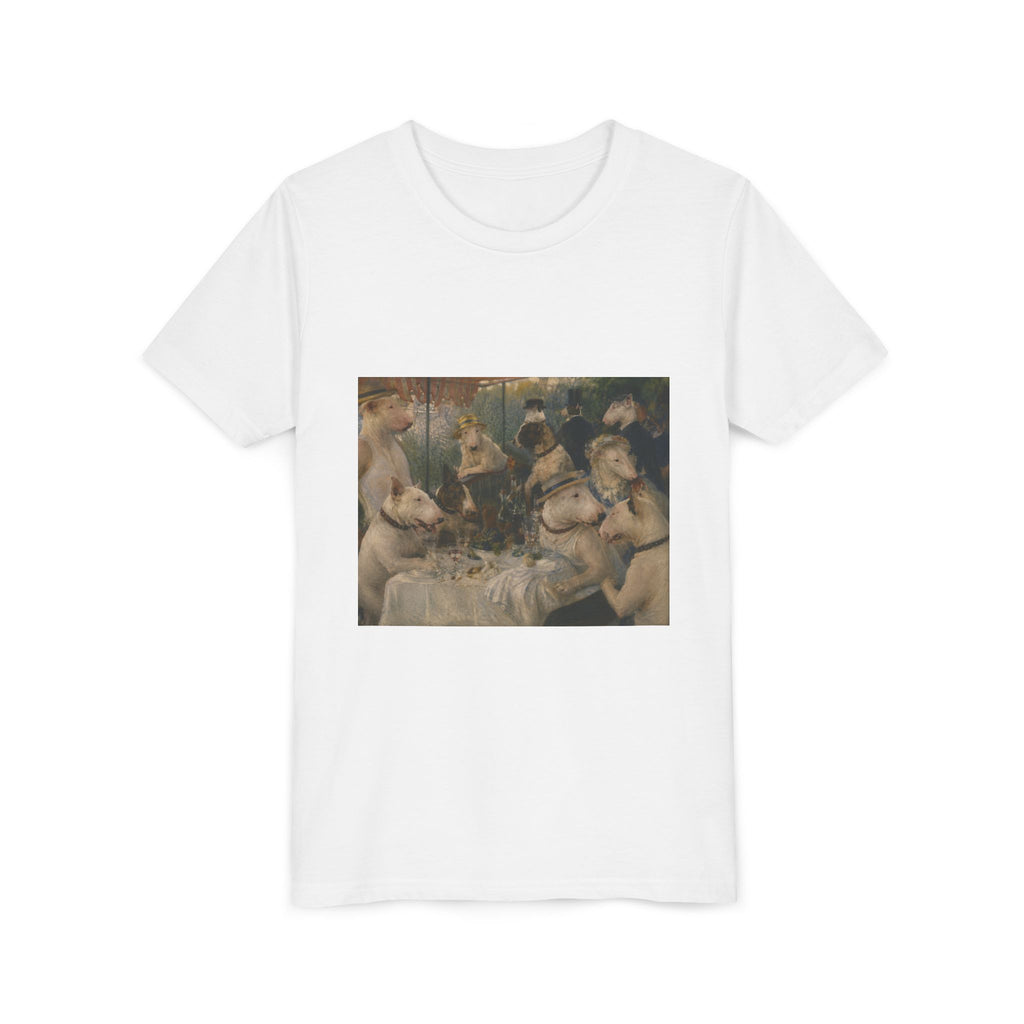 Bull Terrier Luncheon of the Boating Party — after Pierre-Auguste Renoir, 1881 | Youth Tee