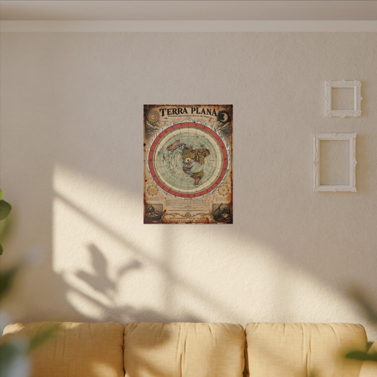 Terra Plana, The Forbidden Atlas Plate I | Canvas