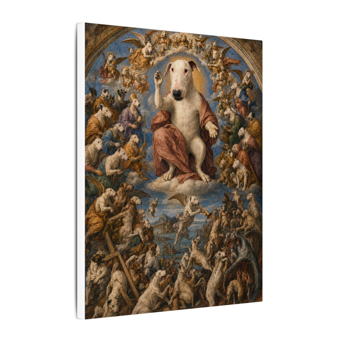 Bull Terrier The Last Judgement — after Michelangelo, 1541 | Canvas