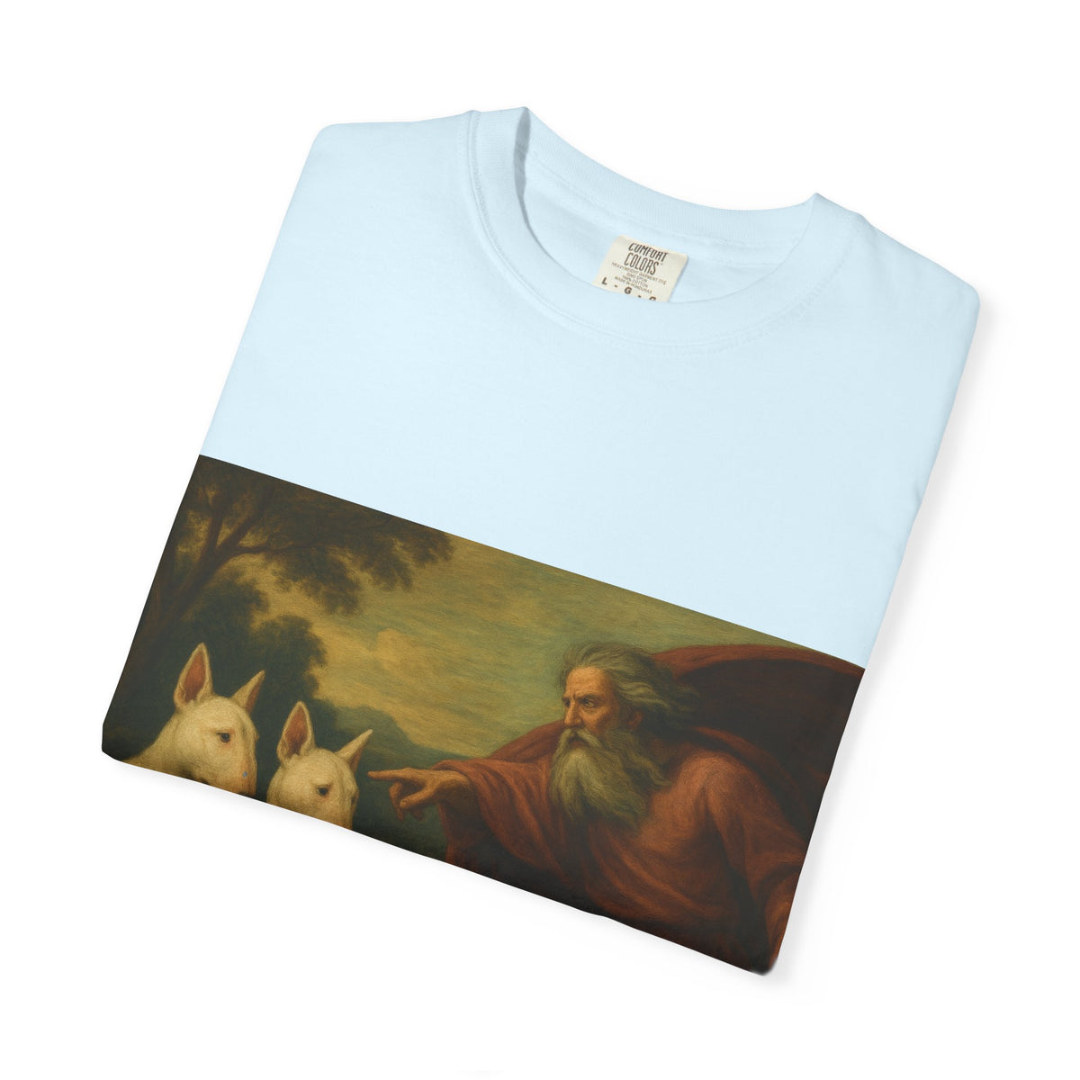 Bull Terrier The Rebuke of Adam and Eve — after Domenichino, 1626 | Garment-Dyed Tee