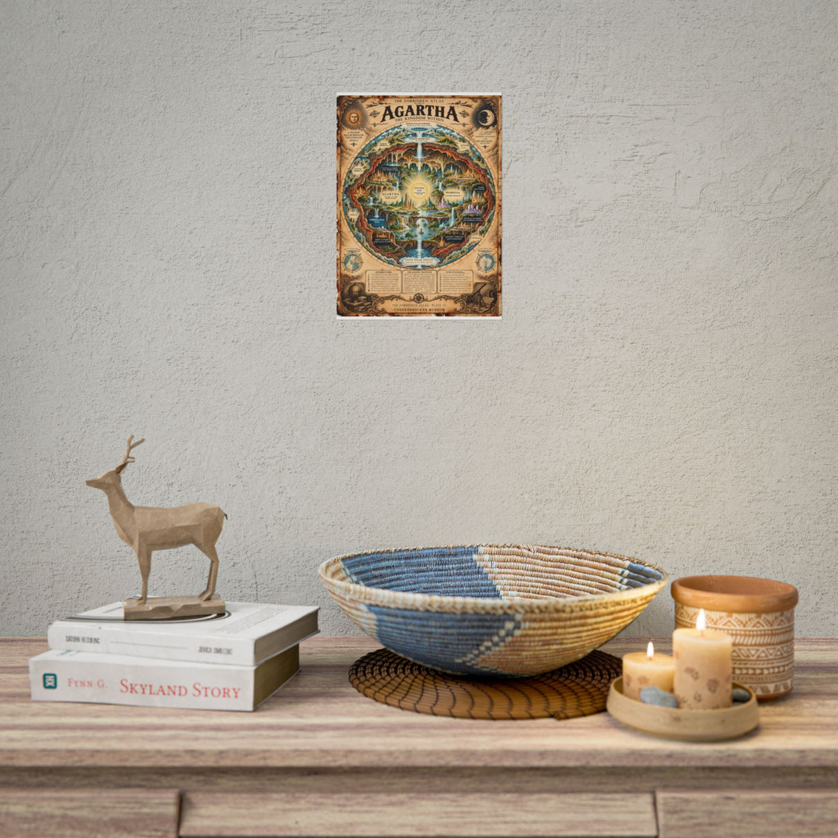 Agartha, The Forbidden Atlas Plate VI | Poster