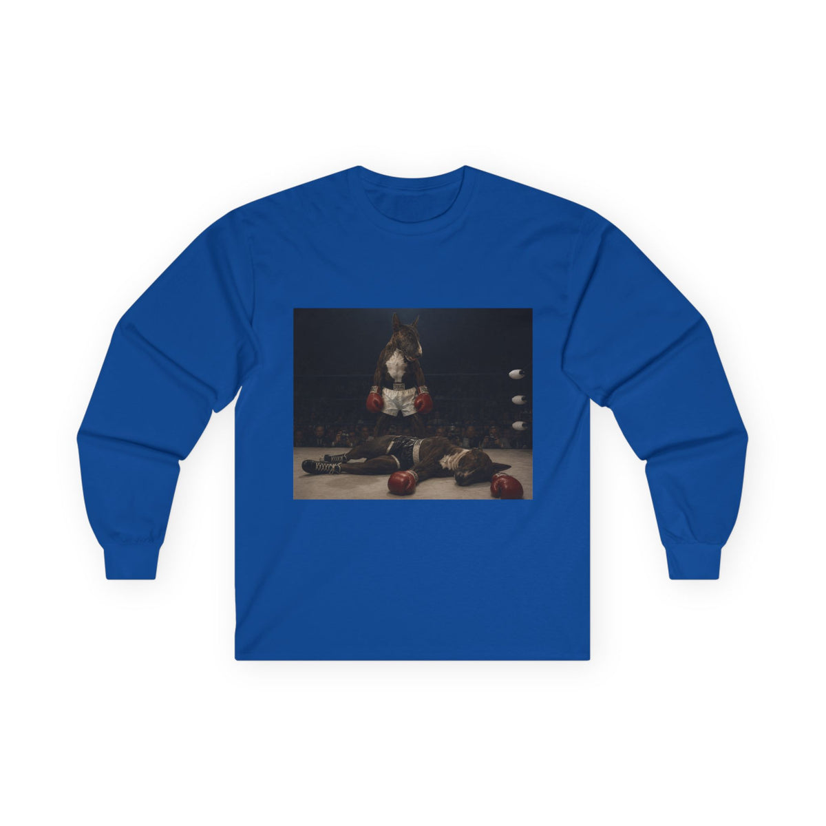 Bull Terrier Mona Lisa — after Leonardo da Vinci, c.1503 | Long Sleeve