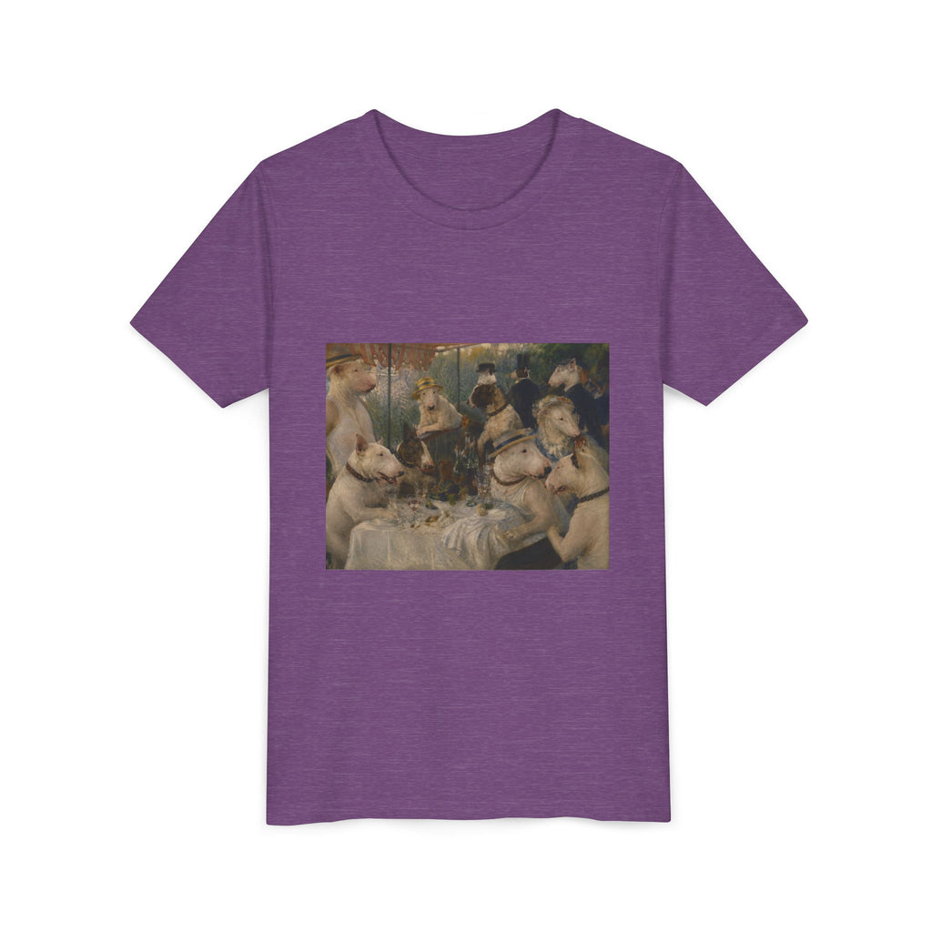Bull Terrier Luncheon of the Boating Party — after Pierre-Auguste Renoir, 1881 | Youth Tee
