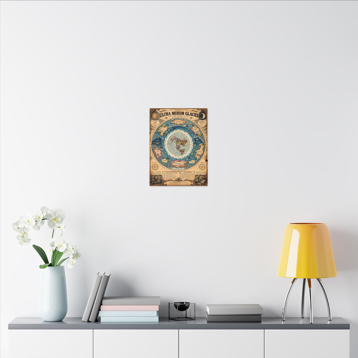 Ultra Murum Glaciei, The Forbidden Atlas Plate II | Canvas