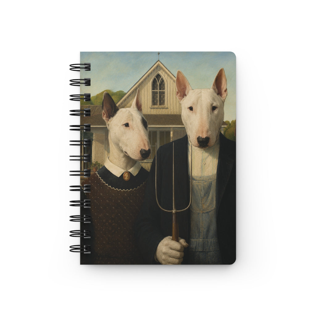 Bull Terrier American Gothic — after Grant Wood, 1930 | Journal
