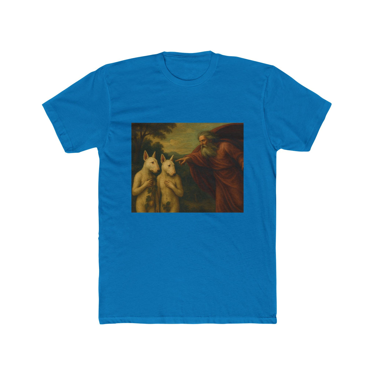 Bull Terrier The Rebuke Of Adam And Eve — after Domenichino, 1626 | Tee