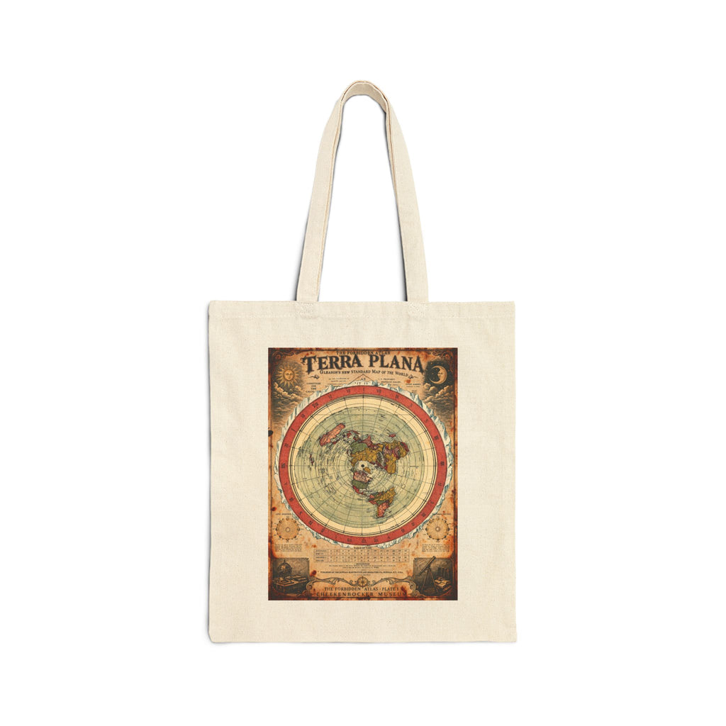 Terra Plana, The Forbidden Atlas Plate I | Canvas Tote