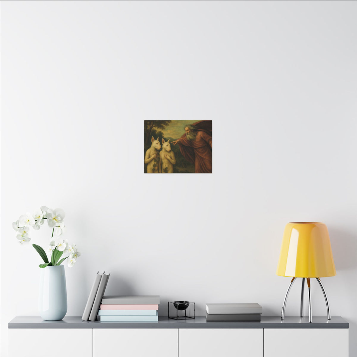 Bull Terrier The Rebuke of Adam and Eve — after Domenichino, 1626 | Canvas