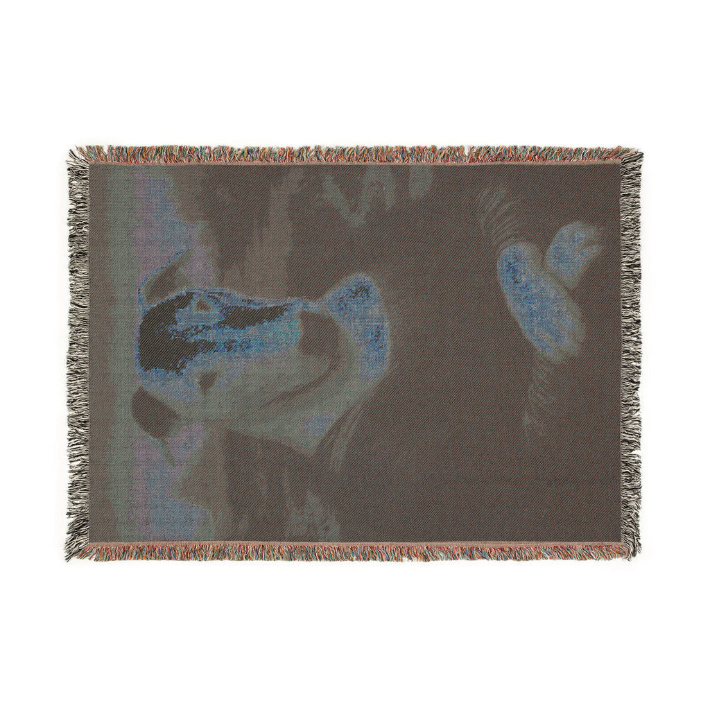 Bull Terrier Mona Lisa — after Leonardo da Vinci, c.1503 | Blanket
