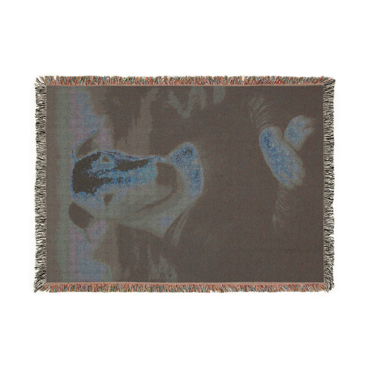 Bull Terrier Mona Lisa — after Leonardo da Vinci, c.1503 | Blanket